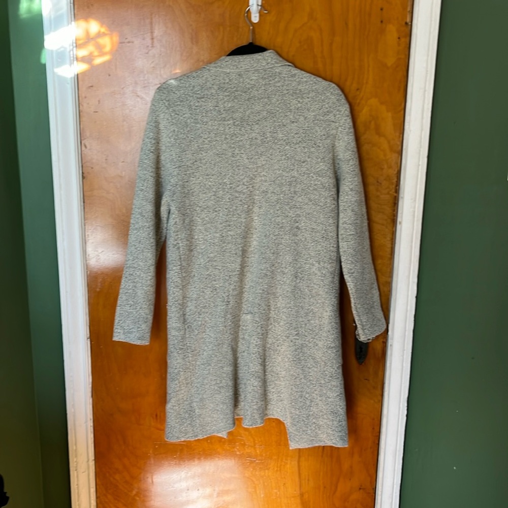 Grey knit sweater